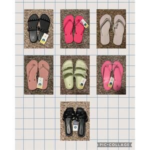 Shade & Shore Wild Fable Women's Sandals Sydney Brynn Indi Edna - Size 9 Lot